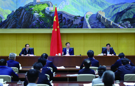 韩正出席“三区三线”划定工作电视电话会议并讲话